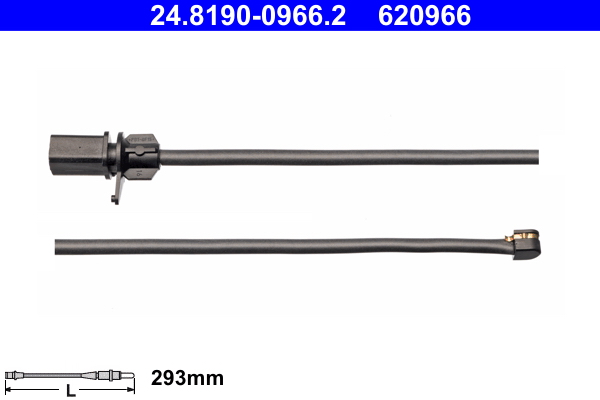 Contatto segnalazione, usura past. freno/mat. d'attrito ATE 620966