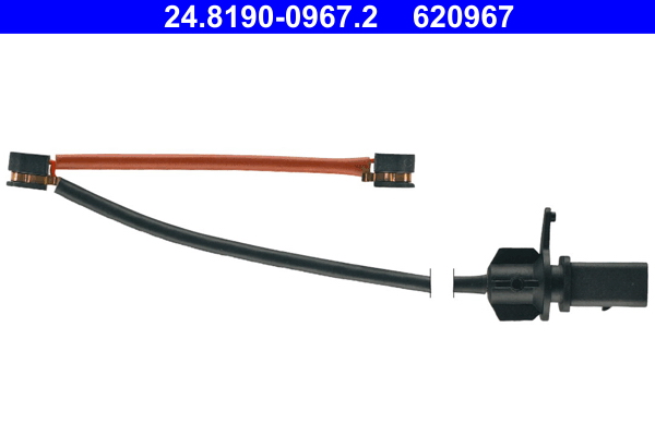 Contatto segnalazione, usura past. freno/mat. d'attrito ATE 620967