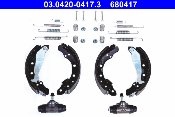 Kit ganasce freno ATE 680417