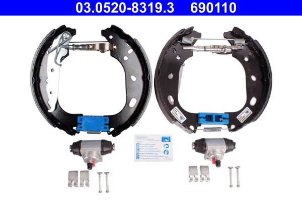 Kit ganasce freno ATE 690110