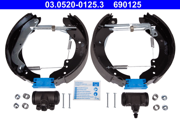 Kit ganasce freno ATE 690125