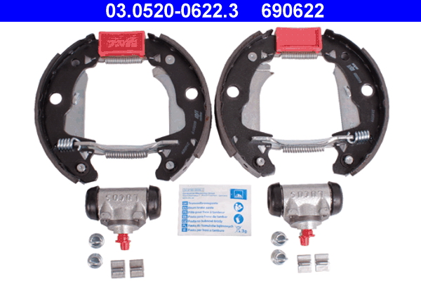 Kit ganasce freno ATE 690622