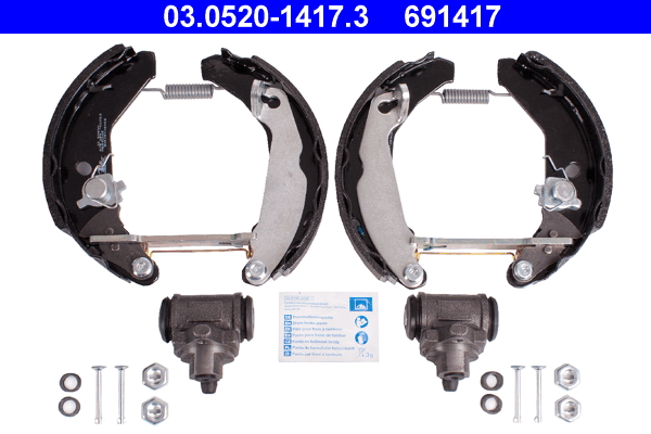 Kit ganasce freno ATE 691417