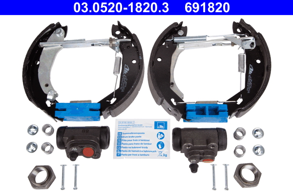 Kit ganasce freno ATE 691820