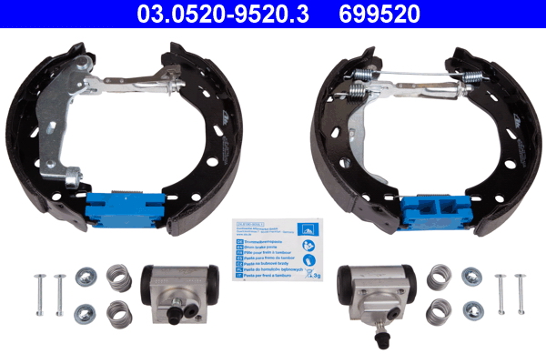 Kit ganasce freno ATE 699520