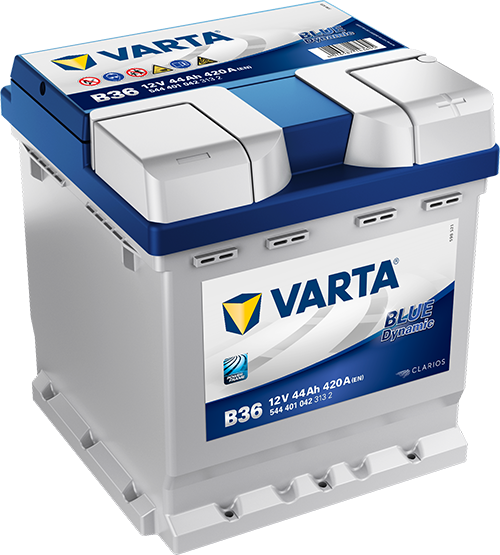 VARTA BLUE (544401042) 44AH 420EN 175X175X190 B13 DX (0)