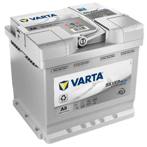 VARTA AUTO AGM (550901054) 50AH 540EN 207X175X190