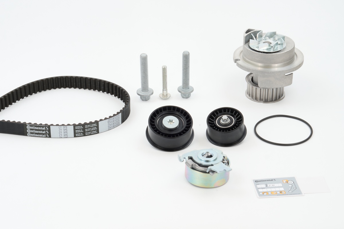 Pompa acqua e kit cinghie dentate CONTITECH CT975WP1