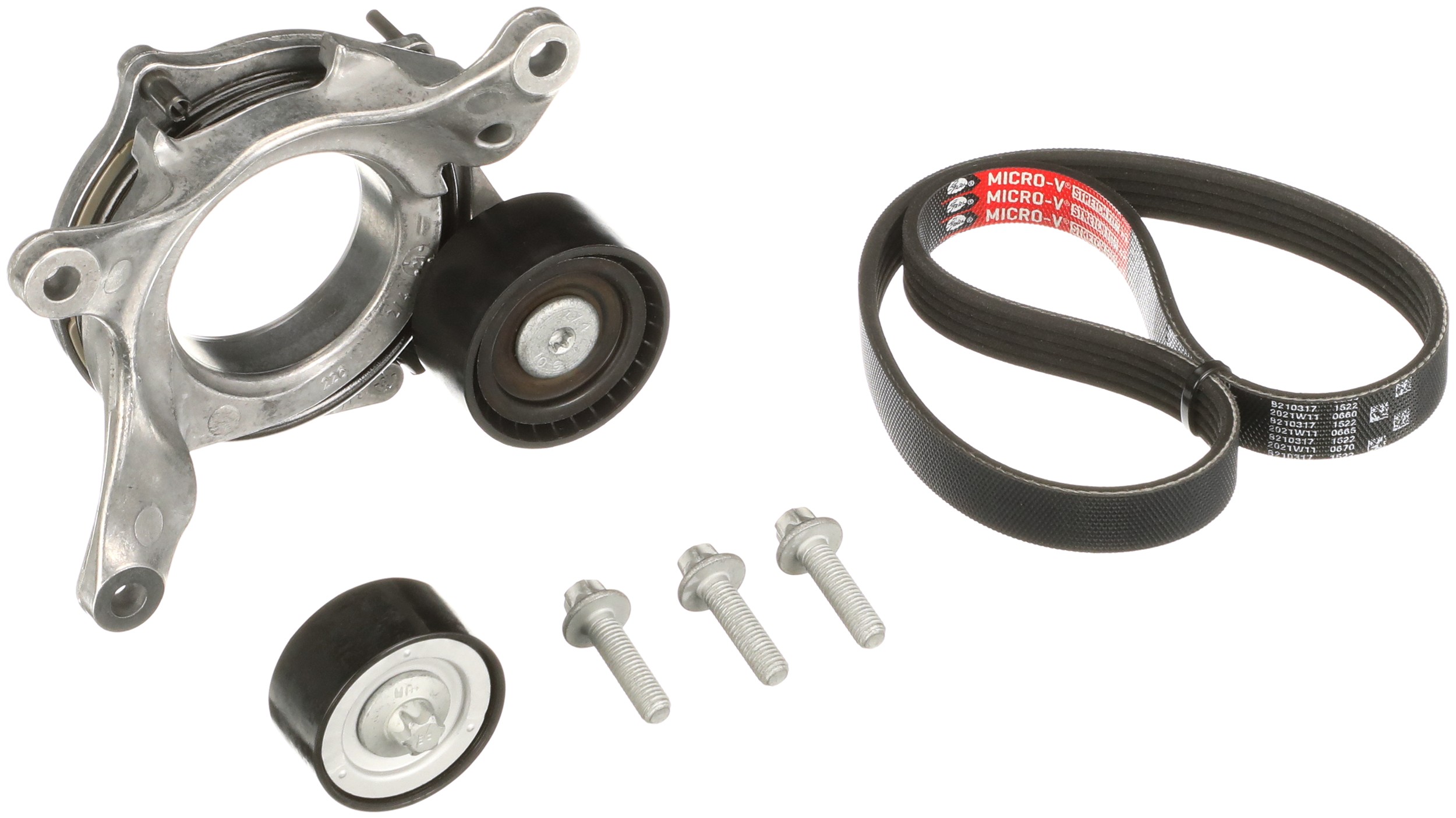 Kit cinghie poly-v GATES K015PK1256EST