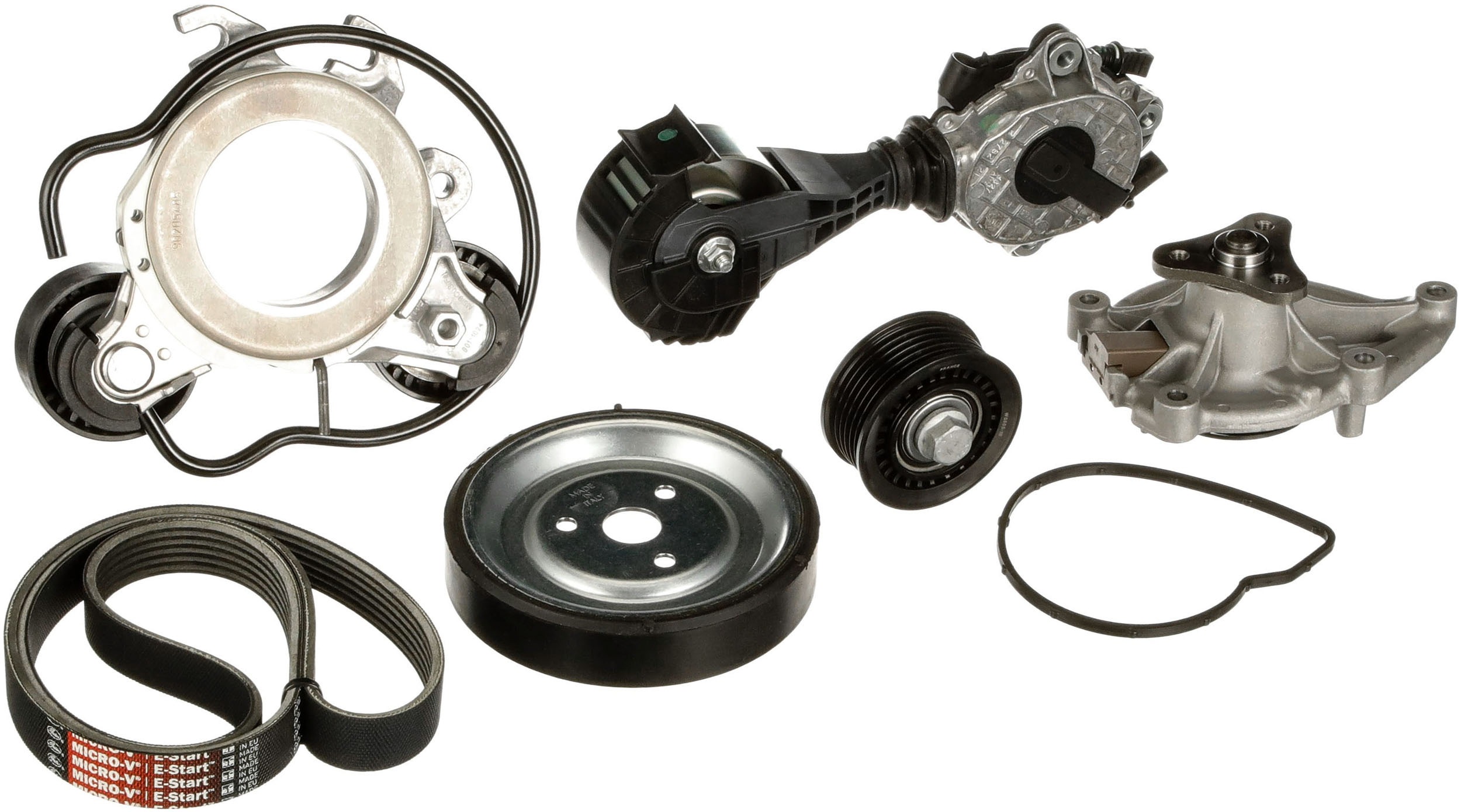 Pompa acqua e kit cinghia poly v GATES KP16PK797EST