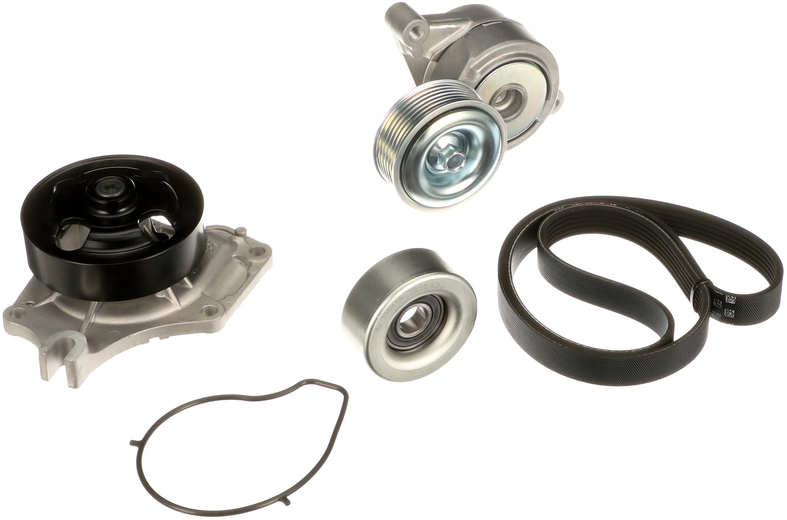 Pompa acqua e kit cinghia poly v GATES KP36PK2013