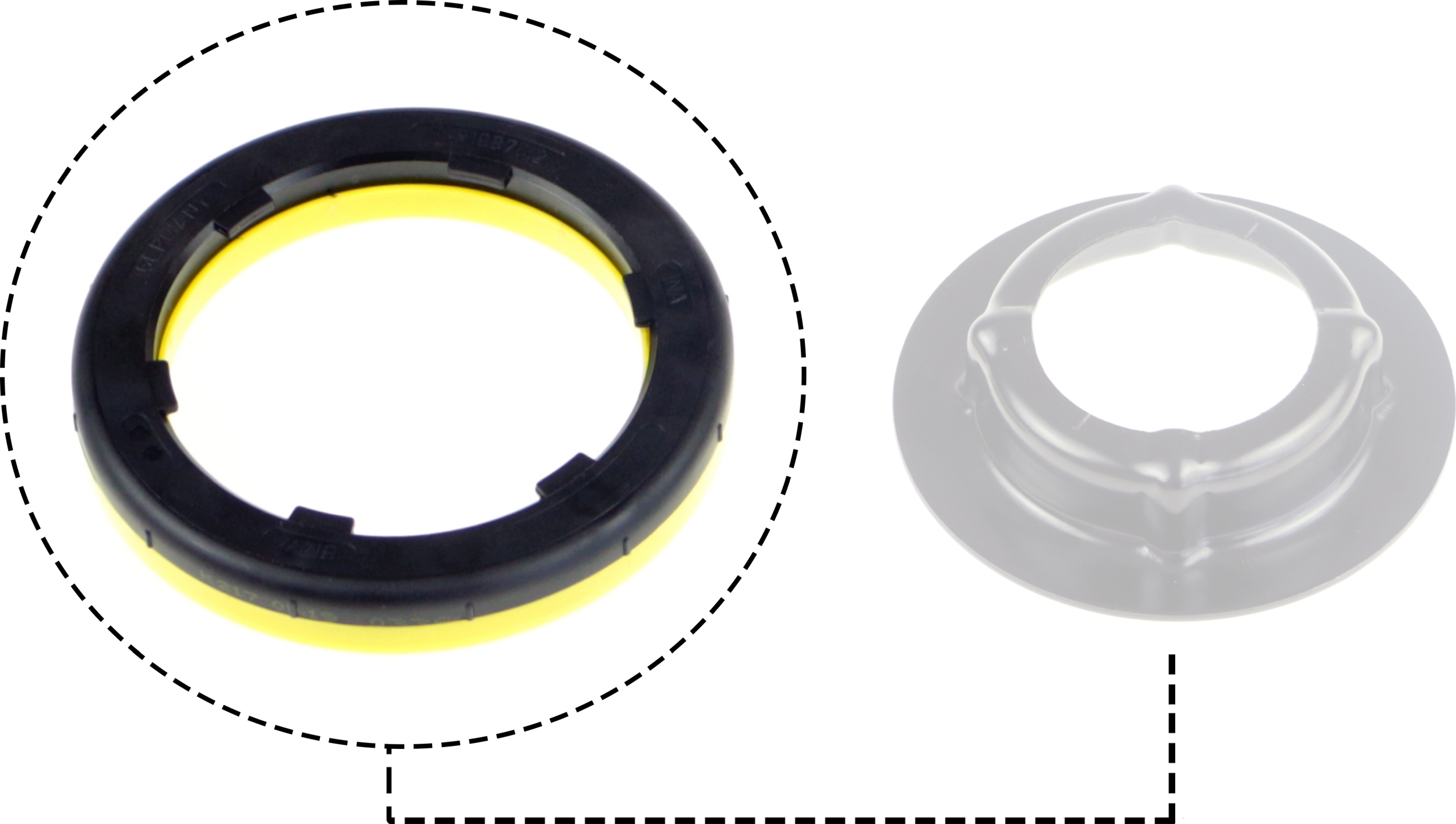 Cuscinetto volvente, supporto ammortizz. a molla GATES SUS1290