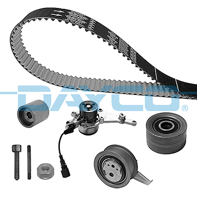 Pompa acqua e kit cinghie dentate DAYCO KTBWP12400