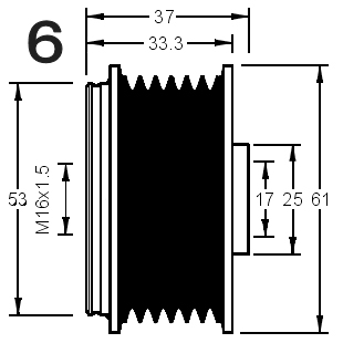 DISPOSITIVO RUOTA LIBERA ALTERNATORE