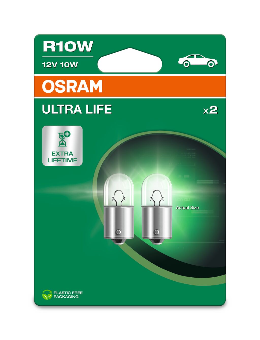 OSRAM ULTRALIFE R10W 12V BLI2 ECO
