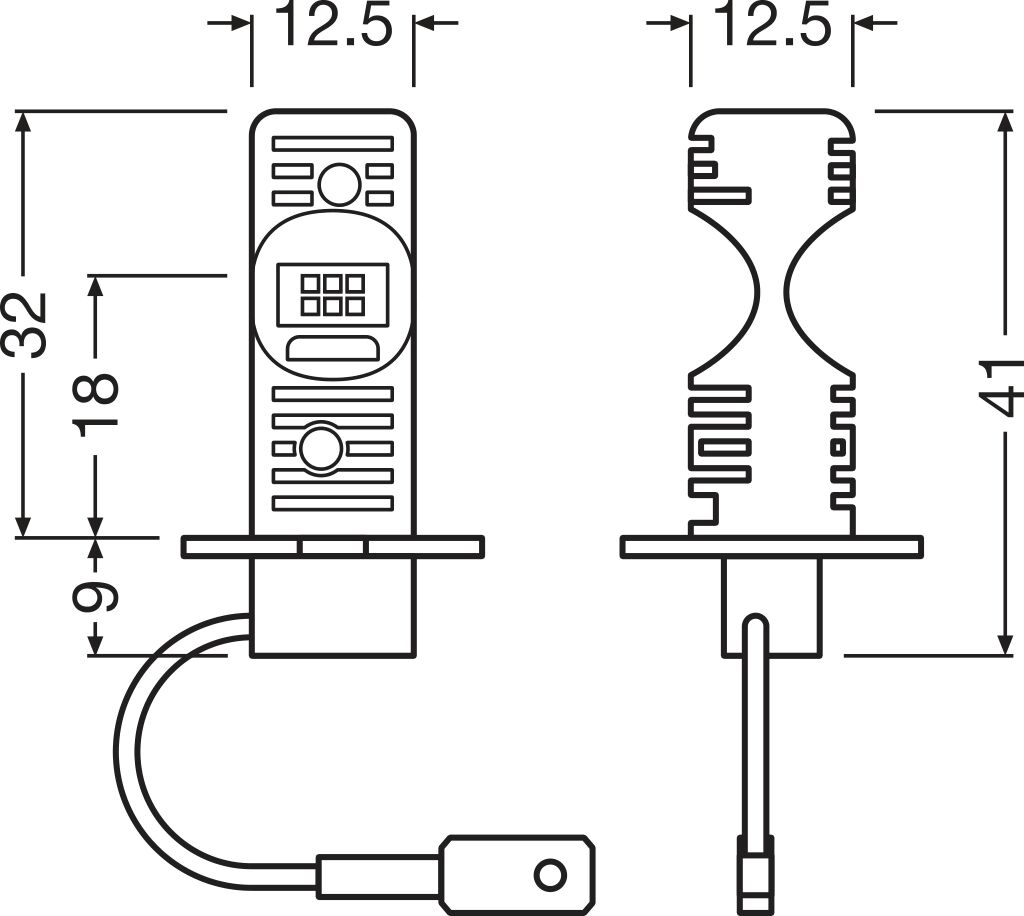 OSRAM LEDRIVING EASY H3 COOL WHITE 6500K 12V KIT (EX HCB)