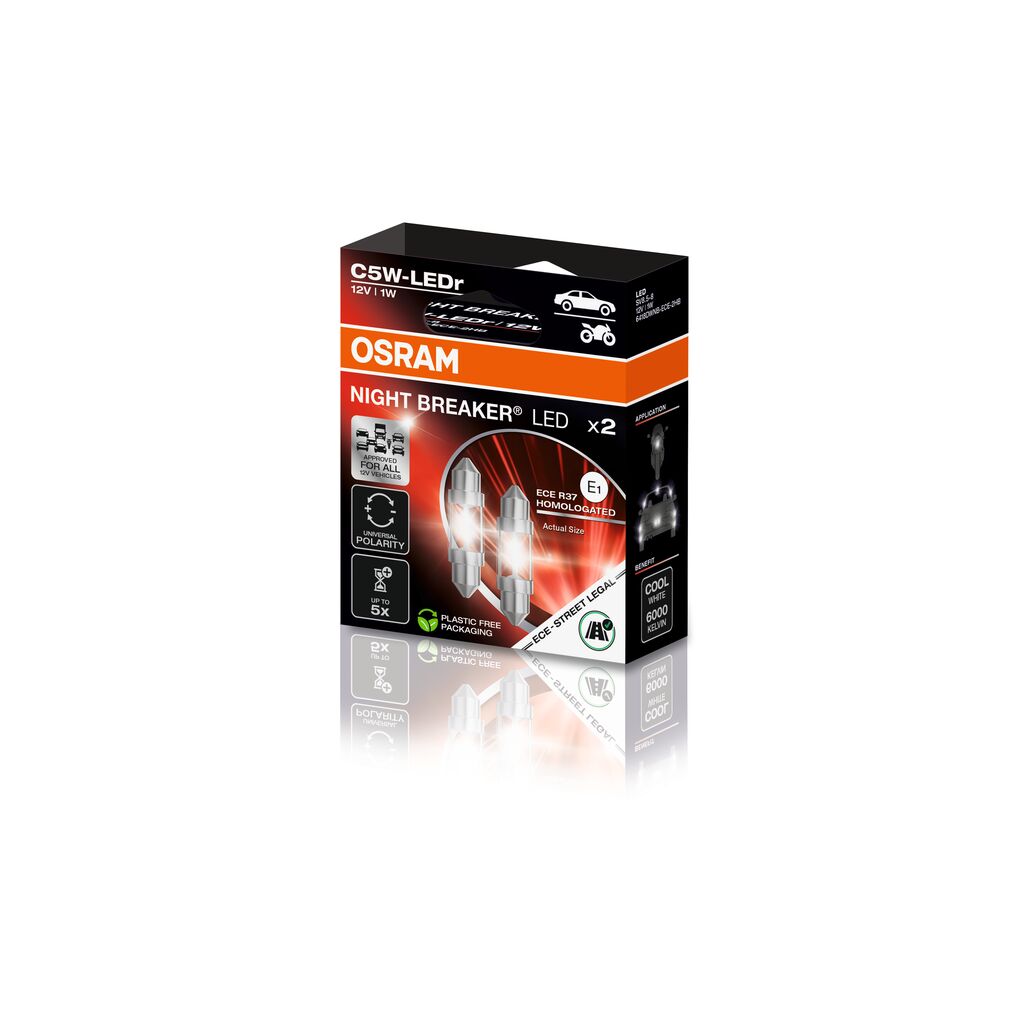Lampadina, luce di lettura OSRAM 6418DWNB-ECE-2HB