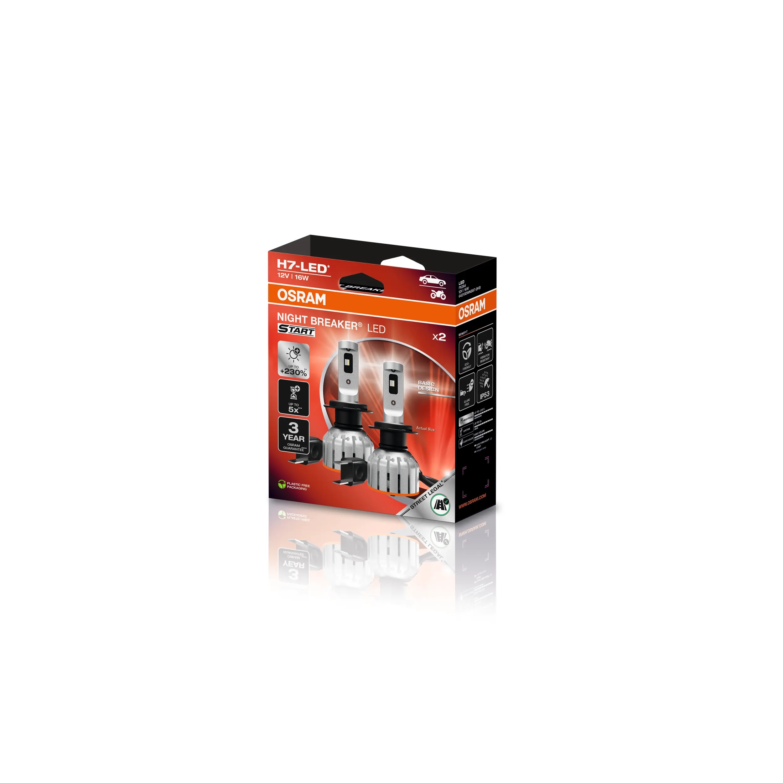Lampadina, faro di profondita' OSRAM 64210DWNBST-2HB