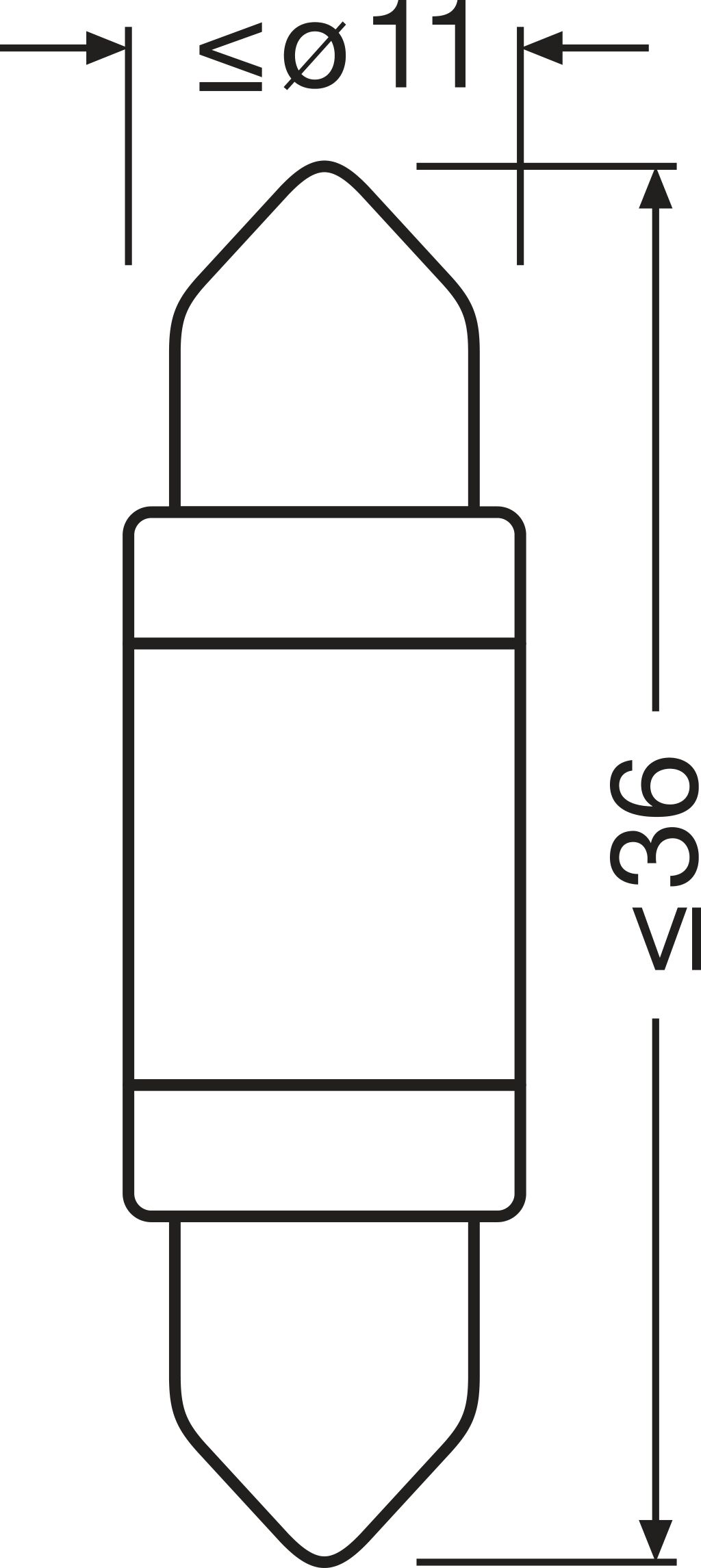 OSRAM COOL WHITE 6000K 12V BLI1 (EX 6418DWP-01B)