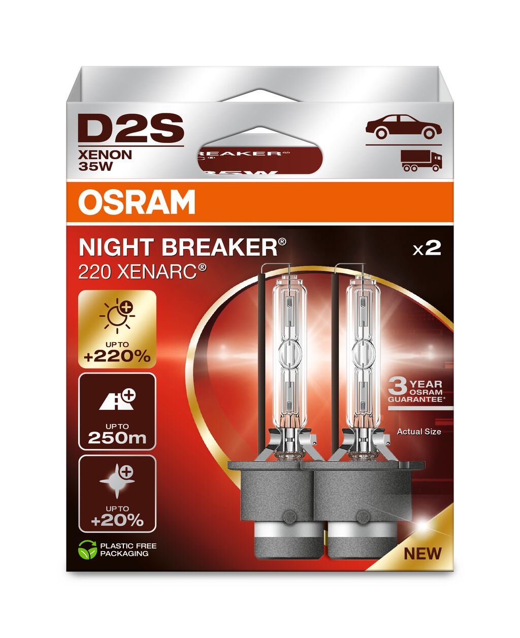 OSRAM XENARC NIGHT BREAKER 220 D2S DUOBOX ECO