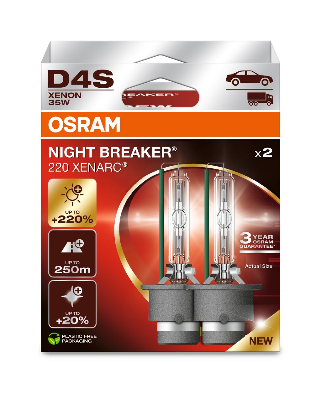 OSRAM XENARC NIGHT BREAKER 220 D4S DUOBOX ECO