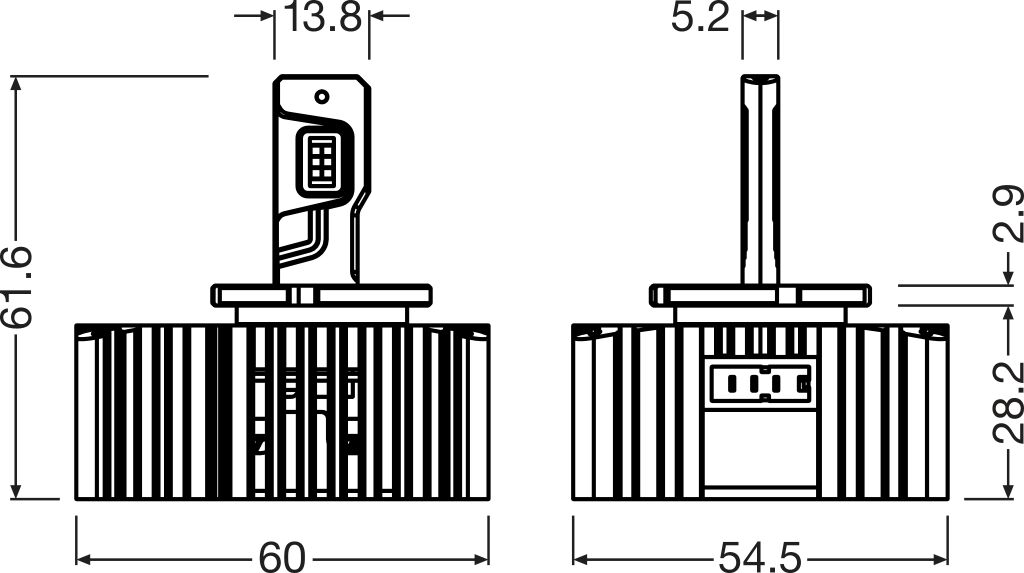 OSRAM LEDRIVING HL EASY XEN D5S COOL WHITE 6000K 12V KIT