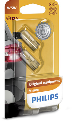PHILIPS LAMPADA W5W 12V 5W