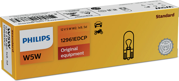 PHILIPS LAMPADA W5WED 12V 5W