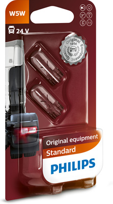 PHILIPS LAMPADA W5W 24V 5W