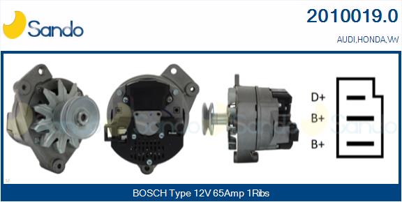 SANDO ALTERNATORE AUDI