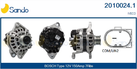  ALTERNATORE (ORIGINALE) IVECO DAILY -21