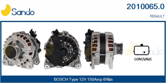 SANDO ALTERNATORE RENAULT