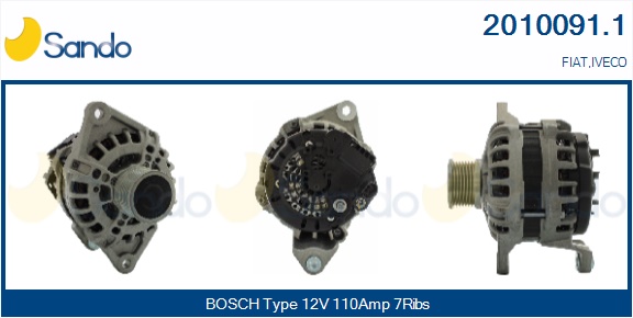 SANDO ALTERNATORE FIAT.IVECO