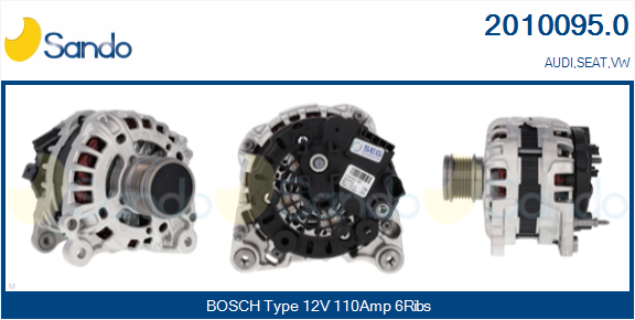 SANDO ALTERNATORE AUDI