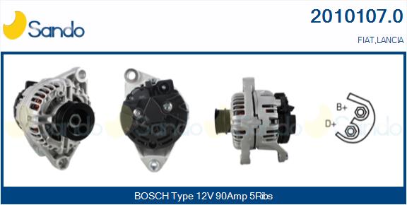  ALTERNATORE (ADATTABILE) FIAT DOBLO 1.6 -02