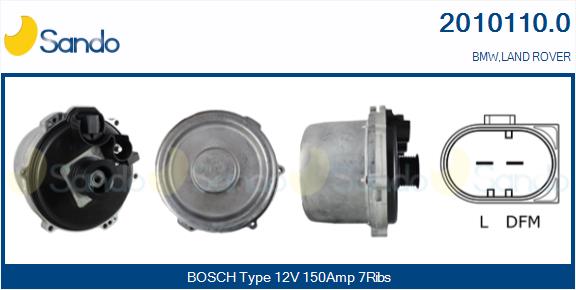Alternatore SANDO 2010110.0