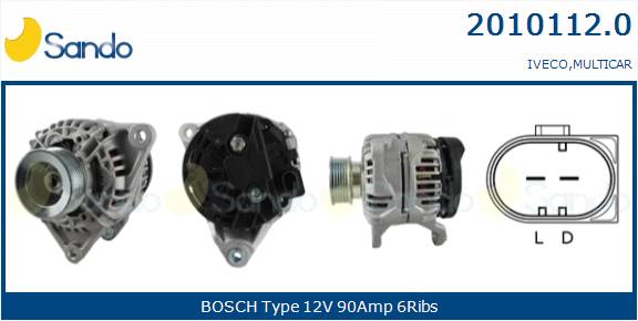 SANDO ALT.RE(ADATTABILE) IVECO