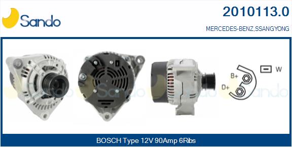 SANDO ALT.RE(ADATTABILE) MERCEDES CLASSE C -00