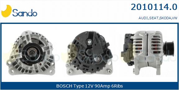SANDO ALT.RE(ADATTABILE)AUDI A3 1.6 -03