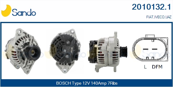  ALTERNATORE (ORIGINALE ) FIAT DUCATO 2.3JTD 02-