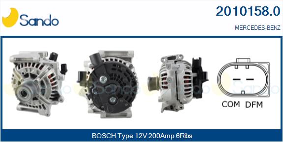 Alternatore SANDO 2010158.0