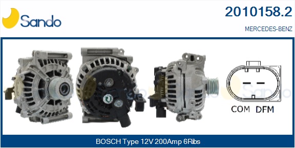 SANDO ALTERNATORE MERCEDES