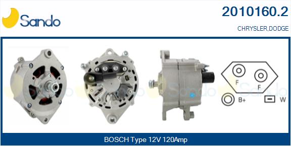 SANDO ALTERNATORE CHRYSLER