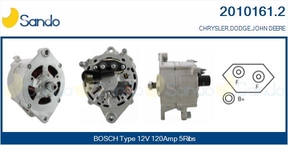 SANDO ALTERNATORE CHRYSLER