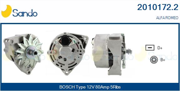 SANDO ALTERNATORE ALFA ROMEO