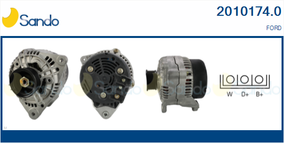 Alternatore SANDO 2010174.0