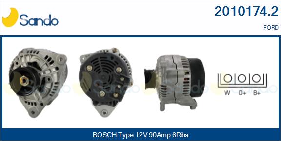 SANDO ALTERNATORE FORD