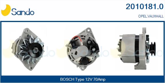  ALTERNATORE (ADATTABILE) OPEL ASTRA F 1.7TD -98