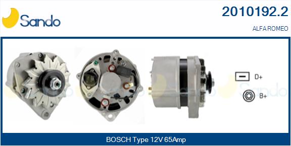SANDO ALTERNATORE ALFA ROMEO