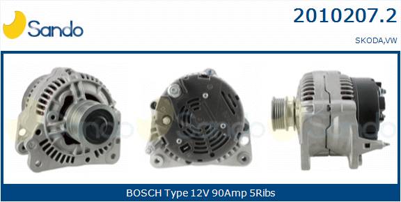 SANDO ALTERNATORE SKODA.VW